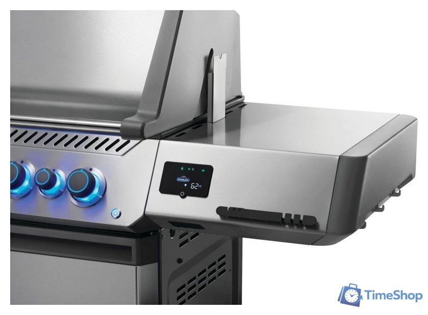 Газовый гриль для дачи Napoleon Prestige 665 Connected RSIB P665VXRSIBPSS-PL - Изображение №10 — Интернет-магазин Time-Shop
