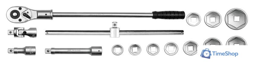 Универсальный набор инструментов Yato YT-1334 (15 предметов) - Изображение №2 — Интернет-магазин Time-Shop