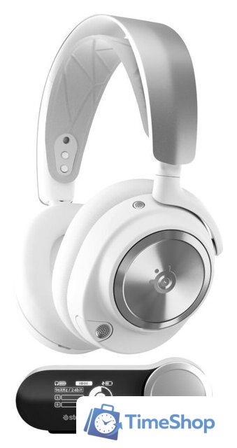 Наушники SteelSeries Arctis Nova Pro Wireless X (белый) - Изображение №1 — Интернет-магазин Time-Shop