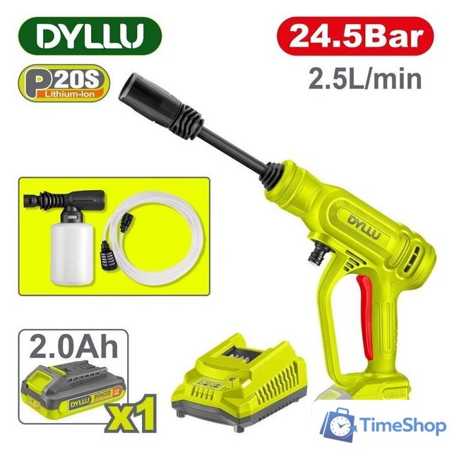 Мойка высокого давления Dyllu DTQX01203 (с 1-им АКБ) - Изображение №1 — Интернет-магазин Time-Shop