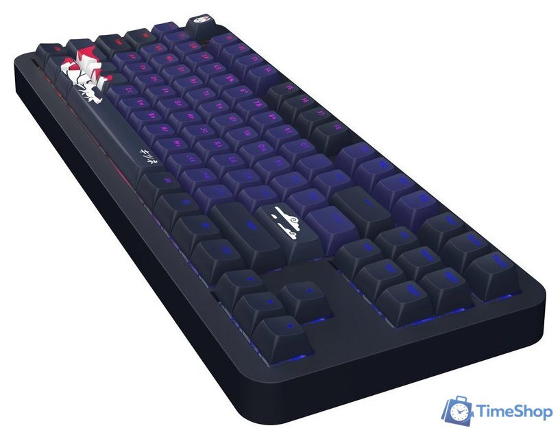 Клавиатура Red Square Alumix TKL Classic Kitsune (черный, g3ms Aquamarine) - Изображение №5 — Интернет-магазин Time-Shop