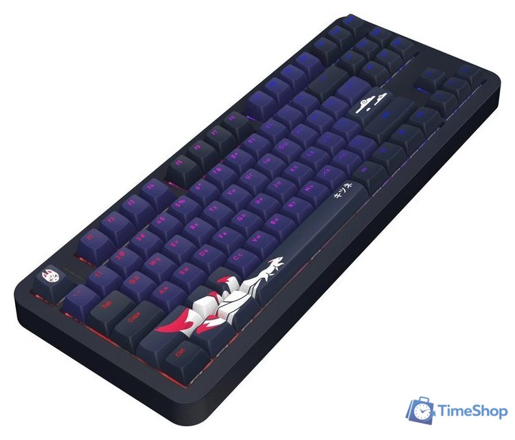 Клавиатура Red Square Alumix TKL Classic Kitsune (черный, g3ms Aquamarine) - Изображение №4 — Интернет-магазин Time-Shop