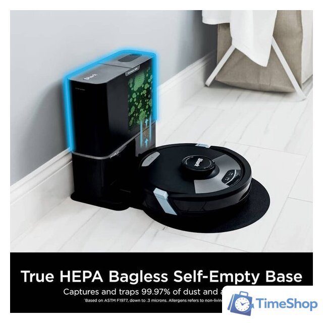 Робот-пылесос Shark Matrix Plus 2 в 1 Self-Empty Robot Vacuum and Mop RV2610WA - Изображение №5 — Интернет-магазин Time-Shop