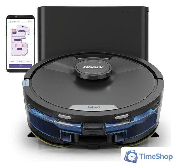 Робот-пылесос Shark Matrix Plus 2 в 1 Self-Empty Robot Vacuum and Mop RV2610WA - Изображение №1 — Интернет-магазин Time-Shop