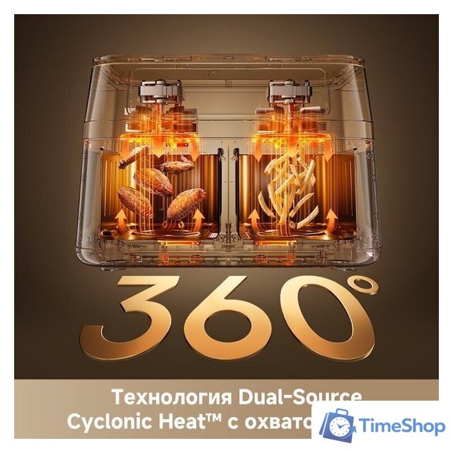 Аэрогриль (аэрофритюрница) Dreame Air Fryer DZ30 (черный) - Изображение №9 — Интернет-магазин Time-Shop