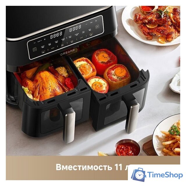 Аэрогриль (аэрофритюрница) Dreame Air Fryer DZ30 (черный) - Изображение №7 — Интернет-магазин Time-Shop