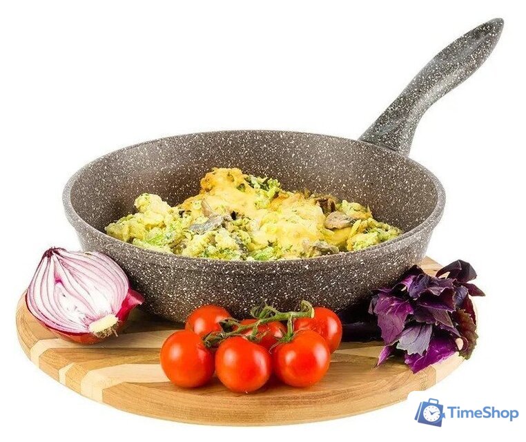 Сковорода Elan Gallery Гармония вкуса 120313 (коричневый опал) - Изображение №6 — Интернет-магазин Time-Shop