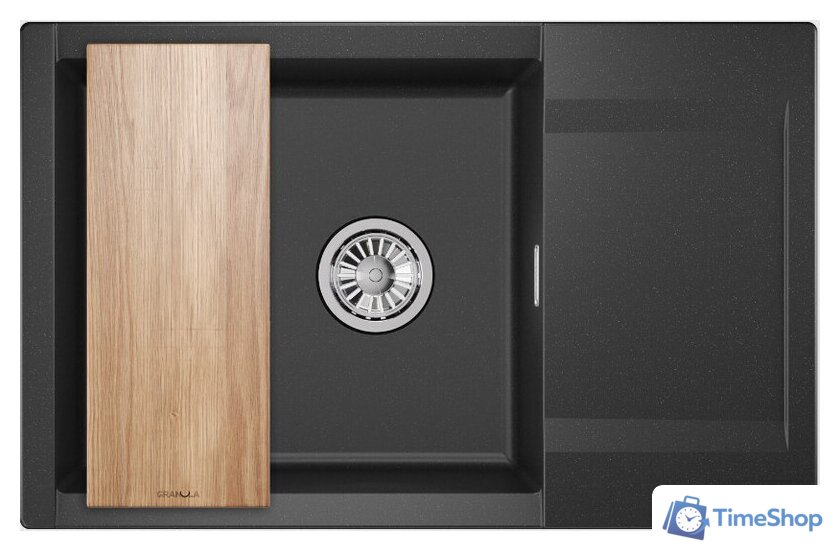 Кухонная мойка Granula ES-7807 (черный) - Изображение №1 — Интернет-магазин Time-Shop