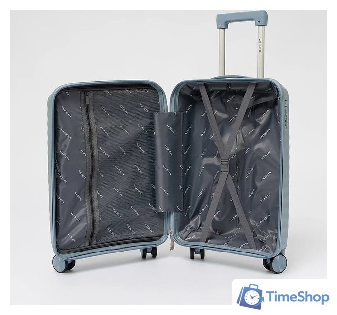 Чемодан-спиннер VALIGETTI 344-306/4-VG-20BLU (голубой) - Изображение №11 — Интернет-магазин Time-Shop