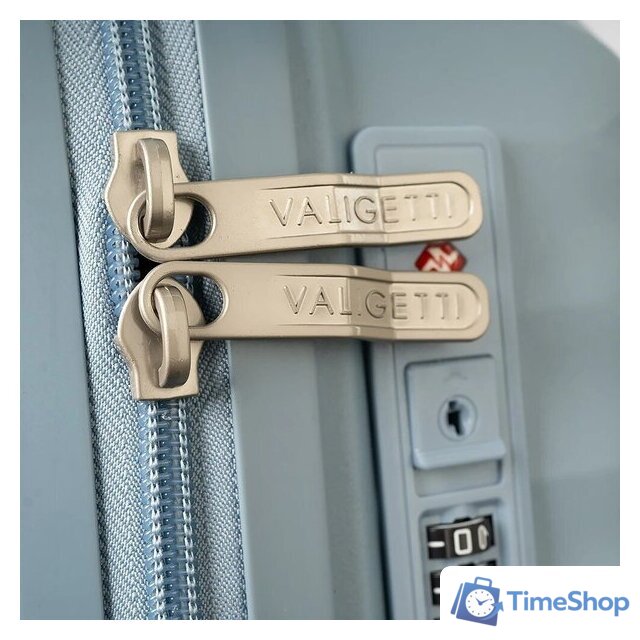 Чемодан-спиннер VALIGETTI 344-306/4-VG-20BLU (голубой) - Изображение №7 — Интернет-магазин Time-Shop