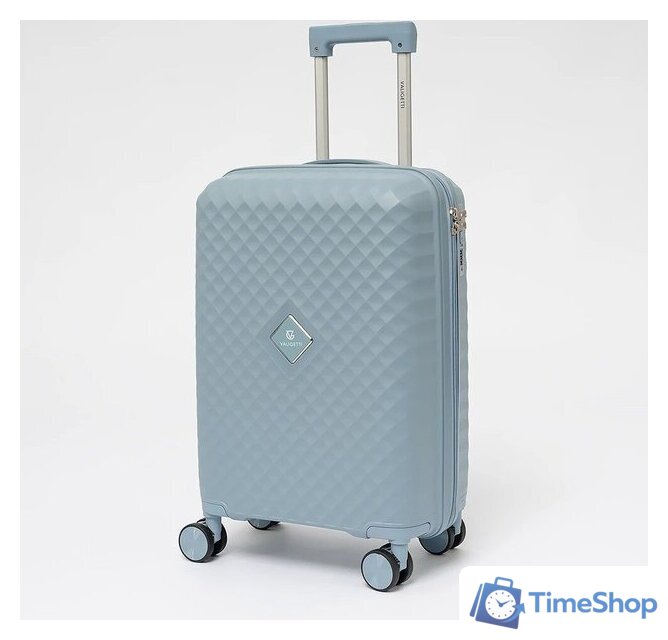 Чемодан-спиннер VALIGETTI 344-306/4-VG-20BLU (голубой) - Изображение №2 — Интернет-магазин Time-Shop