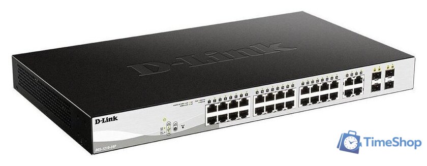 Управляемый коммутатор 2-го уровня D-Link DGS-1210-28P/FL2A - Изображение №2 — Интернет-магазин Time-Shop