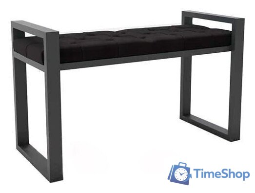 Банкетка Hype Mebel Бридж (черный/черный) - Изображение №1 — Интернет-магазин Time-Shop