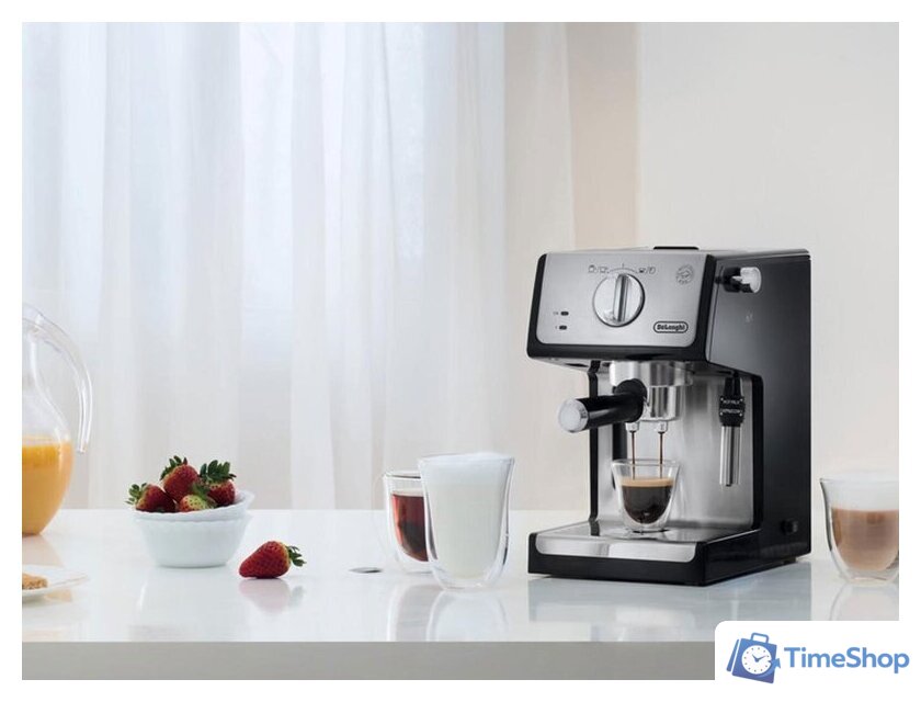 Рожковая кофеварка DeLonghi ECP 35.31 - Изображение №3 — Интернет-магазин Time-Shop