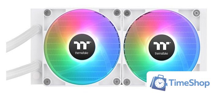 Система жидкостного охлаждения для процессора Thermaltake TH240 V2 Ultra ARGB Snow Edition CL-W404-PL12SW-A - Изображение №3 — Интернет-магазин Time-Shop