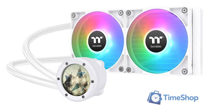 Система жидкостного охлаждения для процессора Thermaltake TH240 V2 Ultra ARGB Snow Edition CL-W404-PL12SW-A - Изображение №1 — Интернет-магазин Time-Shop