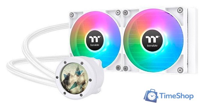 Система жидкостного охлаждения для процессора Thermaltake TH240 V2 Ultra ARGB Snow Edition CL-W404-PL12SW-A - Изображение №1 — Интернет-магазин Time-Shop