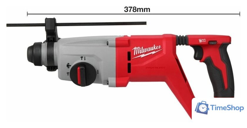 Перфоратор Milwaukee M18 M18BLHACD26-0X 4933492482 (без АКБ, кейс) - Изображение №6 — Интернет-магазин Time-Shop