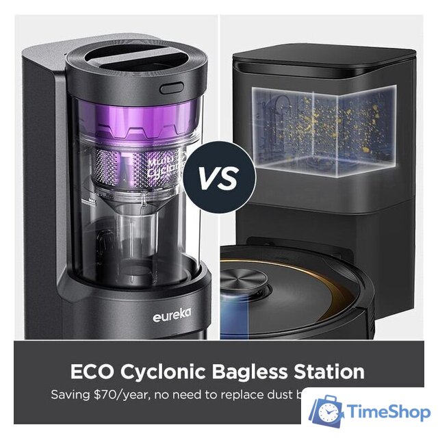 Робот-пылесос Eureka Ner E10S (черный) - Изображение №6 — Интернет-магазин Time-Shop