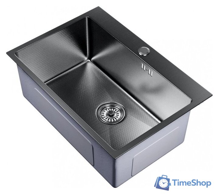 Кухонная мойка Mixline Pro 552937 (черный графит, с сифоном) - Изображение №2 — Интернет-магазин Time-Shop