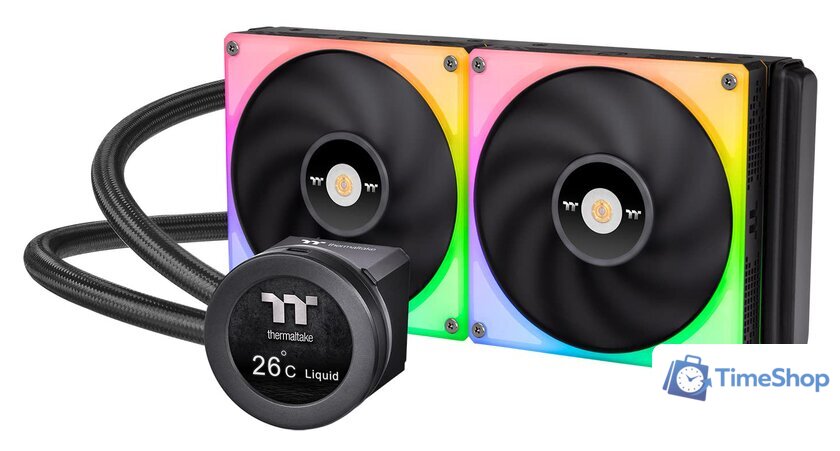 Система жидкостного охлаждения для процессора Thermaltake Toughliquid Ultra 280 RGB CL-W371-PL14SW-A - Изображение №1 — Интернет-магазин Time-Shop