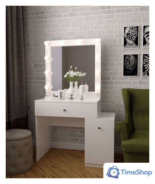 Туалетный столик с зеркалом Мир Мебели SV-41 - Изображение №1 — Интернет-магазин Time-Shop