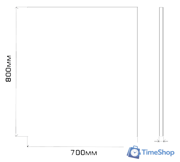 Misty Марс - 70 Зеркало в алюминиевом профиле - Э-Марс02070-Алп - Изображение №2 — Интернет-магазин Time-Shop