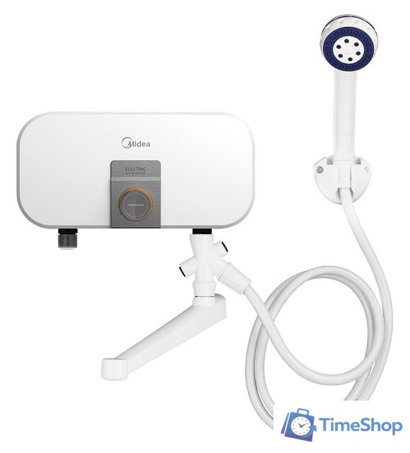 Проточный электрический водонагреватель кран+душ Midea Infinity MIWH-3500C - Изображение №1 — Интернет-магазин Time-Shop