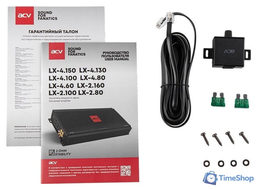 Автомобильный усилитель ACV LX-2.160 - Изображение №7 — Интернет-магазин Time-Shop