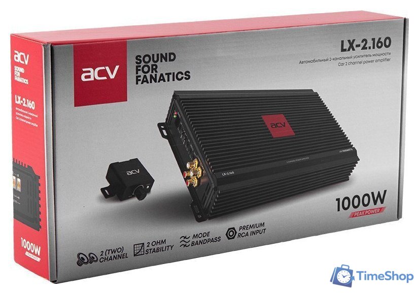 Автомобильный усилитель ACV LX-2.160 - Изображение №8 — Интернет-магазин Time-Shop
