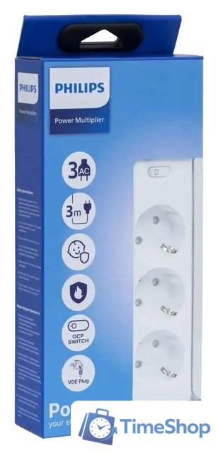 Сетевой фильтр Philips CHP2135WB/51 - Изображение №2 — Интернет-магазин Time-Shop
