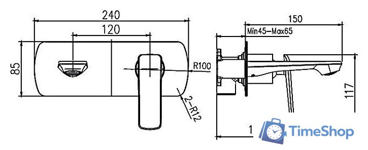 Смеситель Haiba HB80548-8 - Изображение №2 — Интернет-магазин Time-Shop