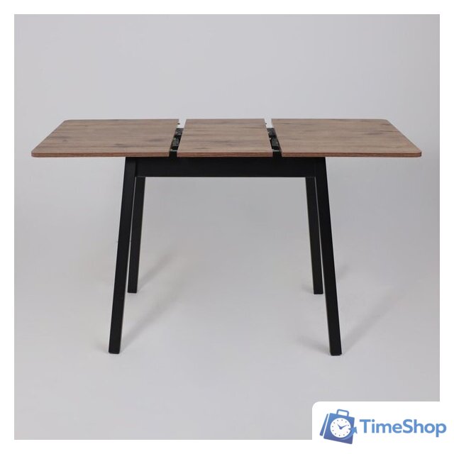 Кухонный стол Мамадома Tirk radial-94 раздвижной 94-126х64 (дуб веллингтон/черный) - Изображение №22 — Интернет-магазин Time-Shop