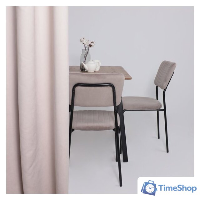 Кухонный стол Мамадома Tirk radial-94 раздвижной 94-126х64 (дуб веллингтон/черный) - Изображение №3 — Интернет-магазин Time-Shop