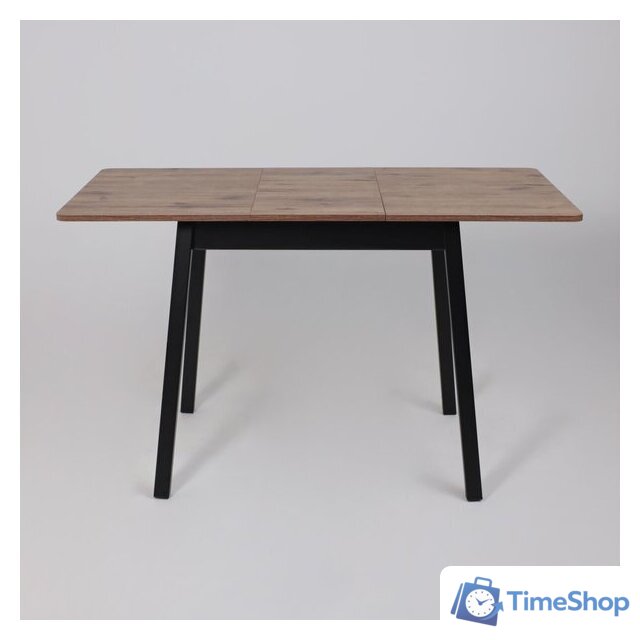 Кухонный стол Мамадома Tirk radial-94 раздвижной 94-126х64 (дуб веллингтон/черный) - Изображение №23 — Интернет-магазин Time-Shop