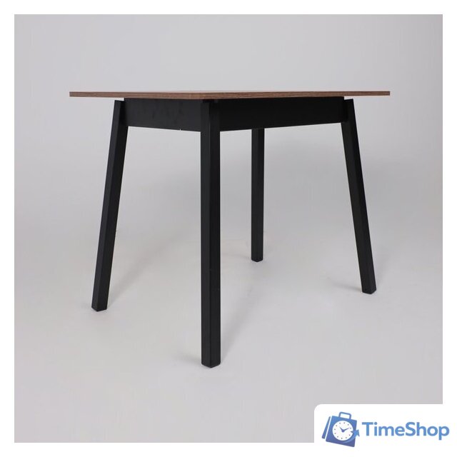 Кухонный стол Мамадома Tirk radial-94 раздвижной 94-126х64 (дуб веллингтон/черный) - Изображение №8 — Интернет-магазин Time-Shop