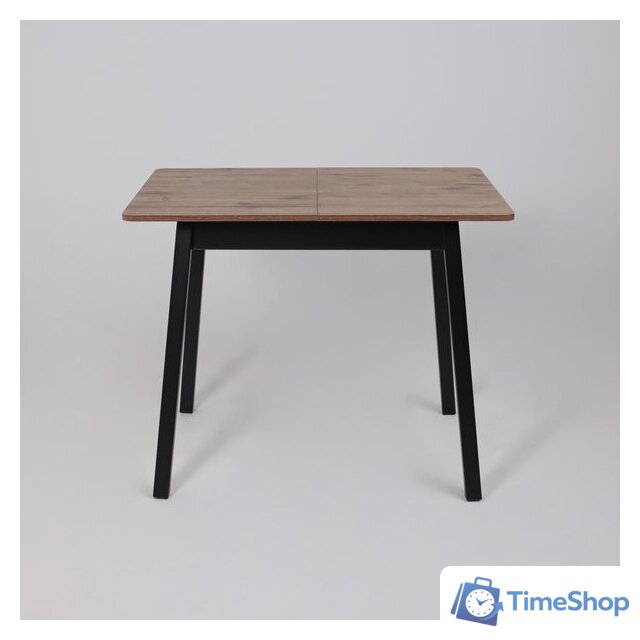 Кухонный стол Мамадома Tirk radial-94 раздвижной 94-126х64 (дуб веллингтон/черный) - Изображение №19 — Интернет-магазин Time-Shop