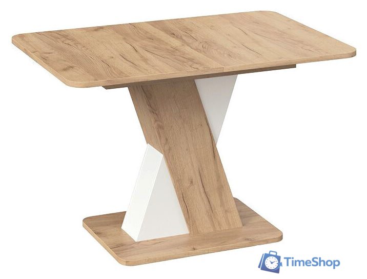 Кухонный стол Трия Люксембург тип 3 (дуб крафт золотой/белый) - Изображение №5 — Интернет-магазин Time-Shop