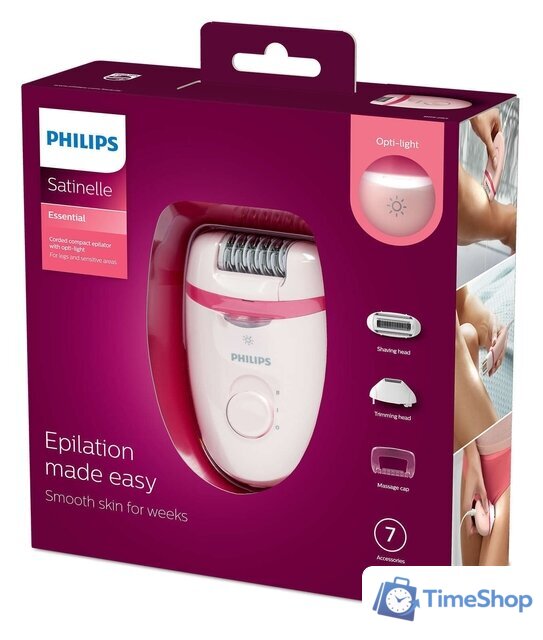 Эпилятор Philips BRE285/00 - Изображение №6 — Интернет-магазин Time-Shop