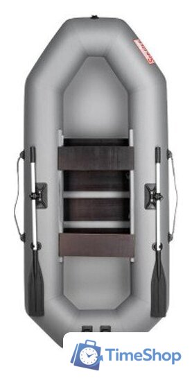 Моторно-гребная лодка Тонар Шкипер 280НТ (серый) - Изображение №3 — Интернет-магазин Time-Shop