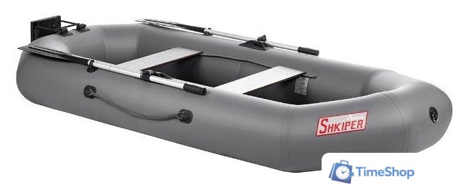 Моторно-гребная лодка Тонар Шкипер 280НТ (серый) - Изображение №1 — Интернет-магазин Time-Shop