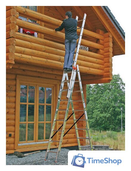 Лестница-трансформер Krause Трехсекционная универсальная лестница Tribilo 3х14 - Изображение №5 — Интернет-магазин Time-Shop