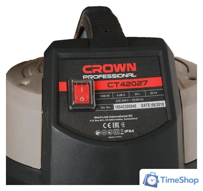 Пылесос Crown CT42027 - Изображение №3 — Интернет-магазин Time-Shop