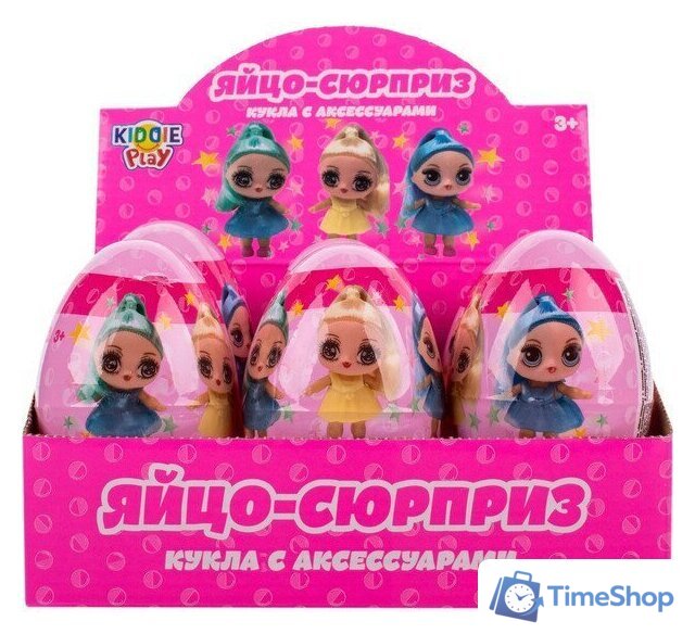 Игровой набор KiddiePlay Яйцо-сюрприз кукла с аксессуарами 42617 - Изображение №1 — Интернет-магазин Time-Shop