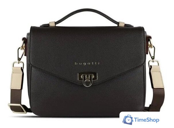 Женская сумка Bugatti Ella 49663402 (темно-коричневый) - Изображение №2 — Интернет-магазин Time-Shop
