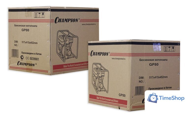 Мотопомпа Champion GP80 - Изображение №3 — Интернет-магазин Time-Shop