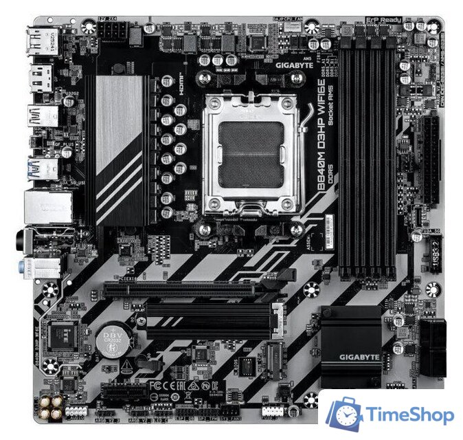 Материнская плата Gigabyte B840M D3HP WiFi6E - Изображение №1 — Интернет-магазин Time-Shop