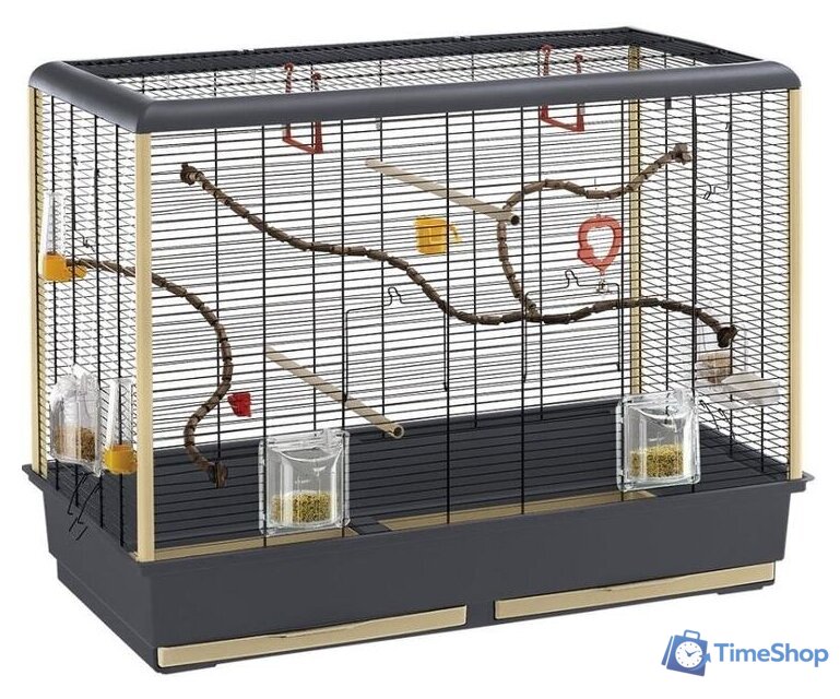 Клетка Ferplast Piano 6 (серый) 52064811W2 - Изображение №1 — Интернет-магазин Time-Shop