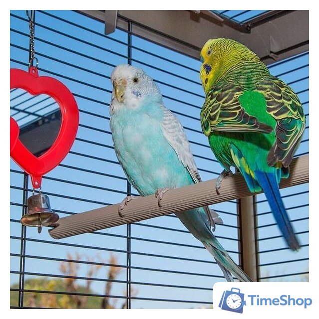 Клетка Ferplast Piano 6 (серый) 52064811W2 - Изображение №7 — Интернет-магазин Time-Shop