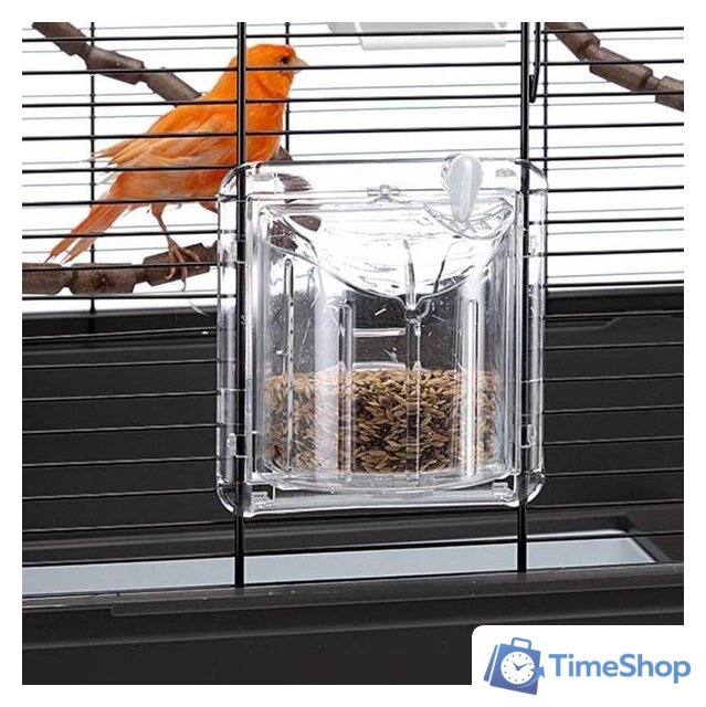 Клетка Ferplast Piano 6 (серый) 52064811W2 - Изображение №8 — Интернет-магазин Time-Shop